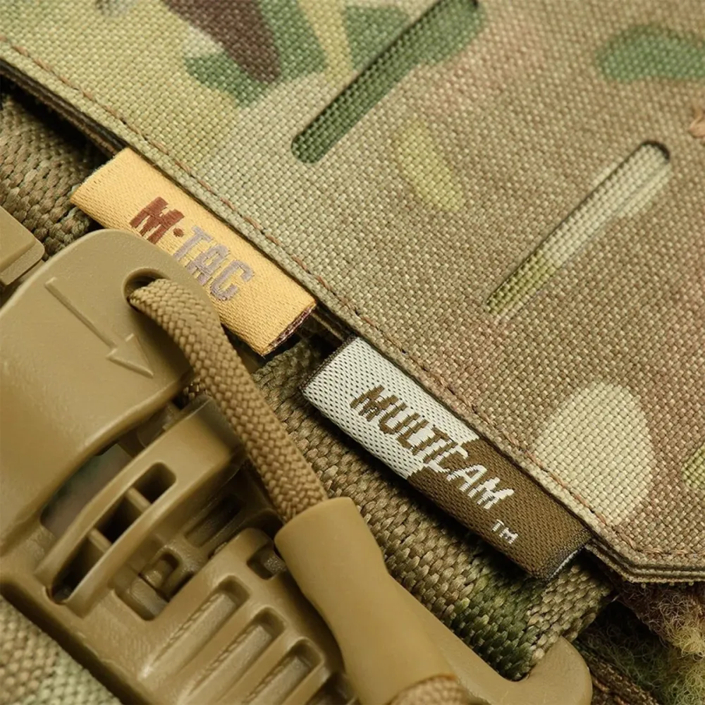 Gilet porte-plaques militaire M-TAC avec porte-chargeurs tactiques à dégagement vif Multicamo Compatible avec la plupart d...
