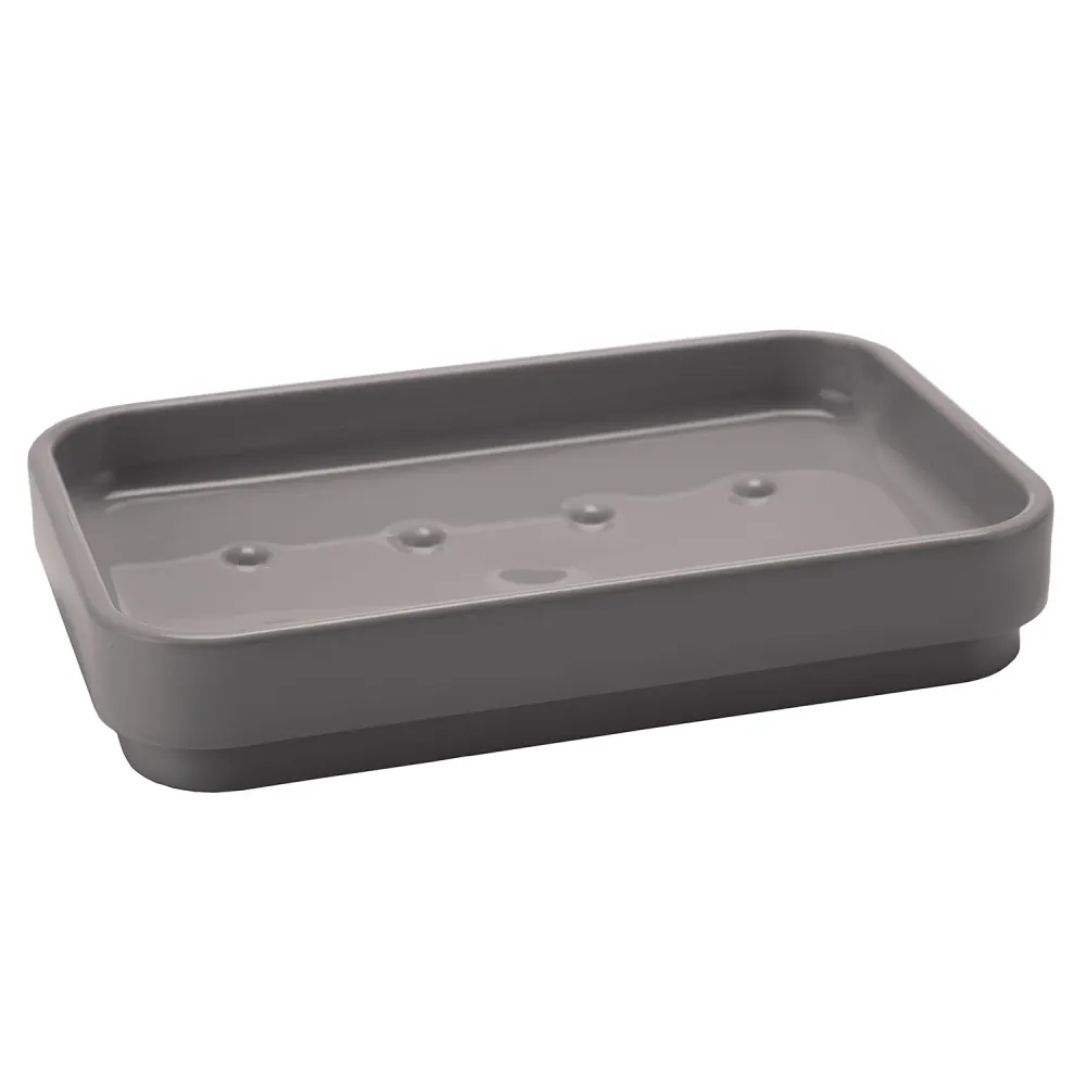 Housse de protection quad Porte-savon à poser Gedy série Seventy - Gris