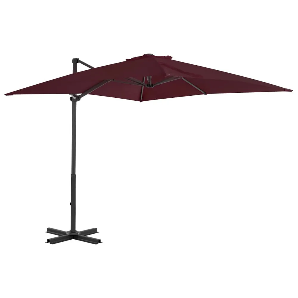Parasol de jardin en porte-à-faux avec mât en aluminium Compatible avec la plupart des modèles