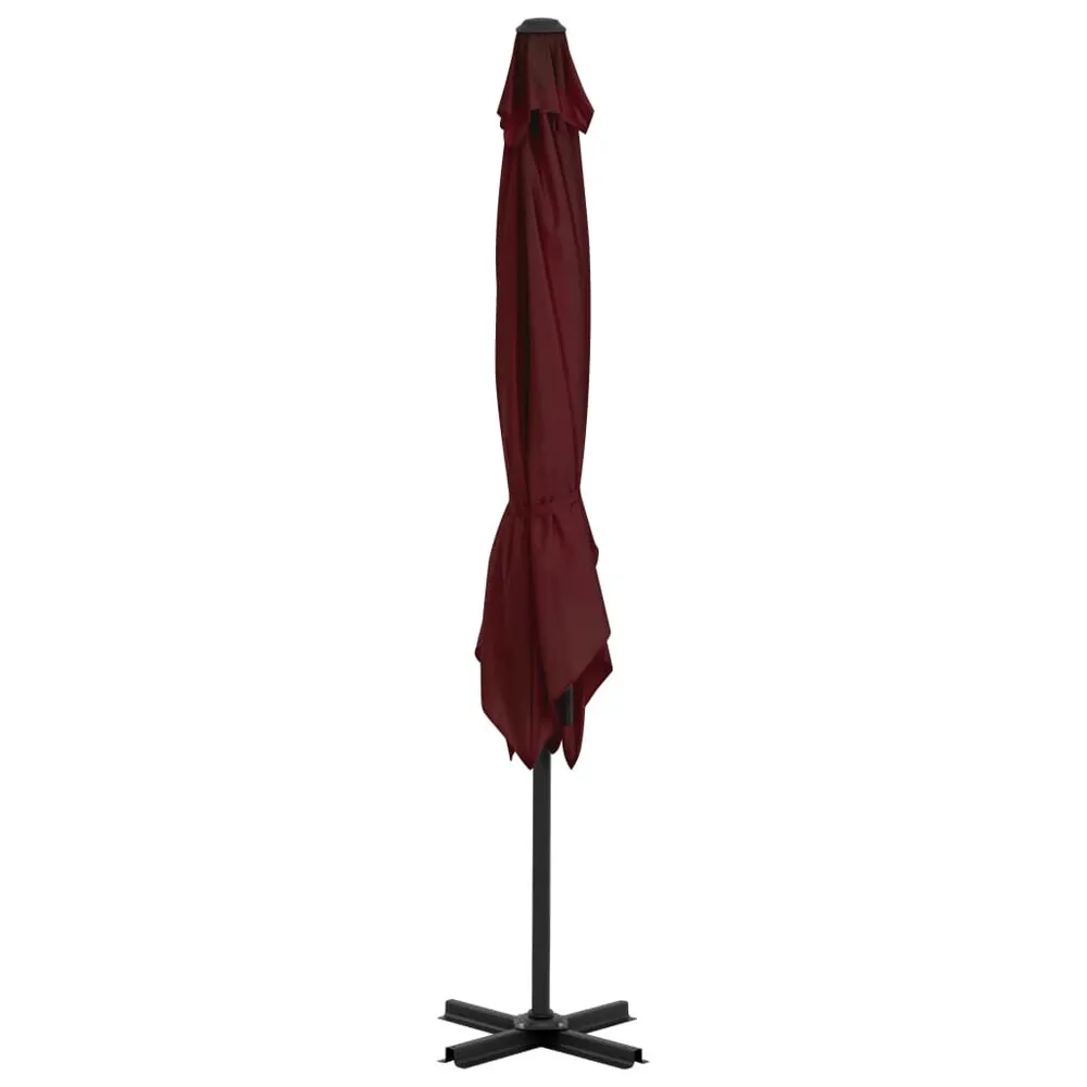 Parasol de jardin en porte-à-faux avec mât en aluminium Compatible avec la plupart des modèles