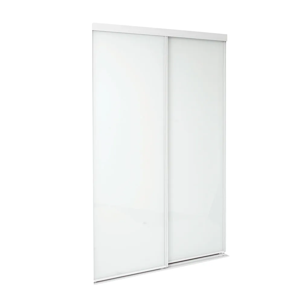 Porte coulissante Grandiose en verre coloré, 48" x 80,5" pour stockage extérieur