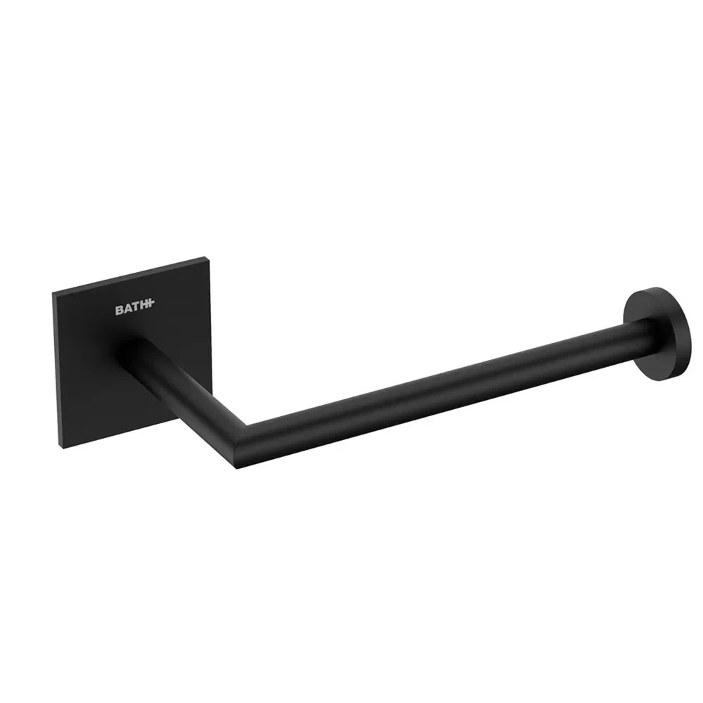Porte-rouleau adhésif de la collection 'Stick' par Cosmic en laiton peint noir - Sans couvercle pour toutes saisons