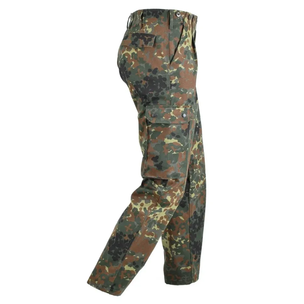 Protège-mains Pantalon cargo de style militaire allemand, pantalon de combat de l'armée de camouflage flecktarn ACU
