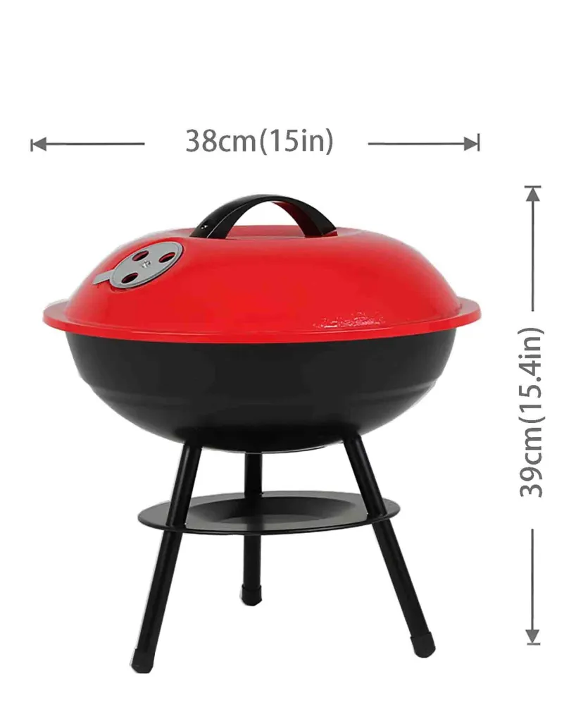 Racing Kitchen Life À emporter Charcoal Barbecue - Red & Black