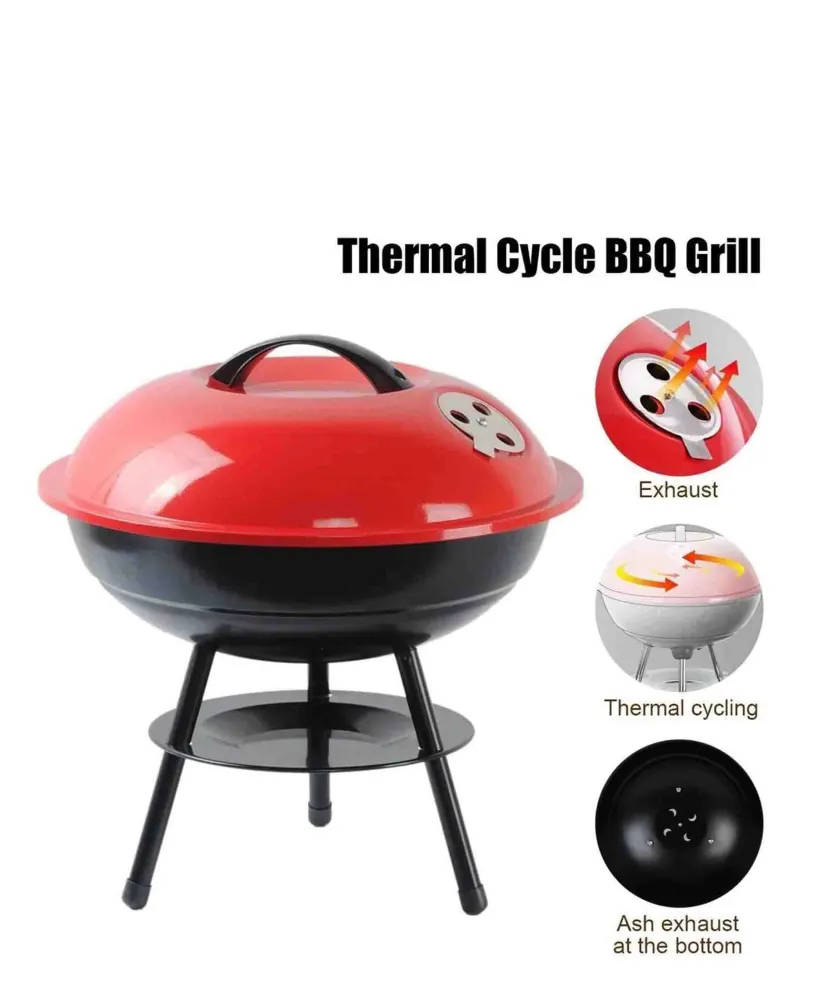 Racing Kitchen Life À emporter Charcoal Barbecue - Red & Black