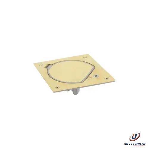 Rétroviseur sport Urmet Portameccanismo Chiusura Di Sicurezza, 1 Schuko, K45, Ottone 12266/23.Ot
