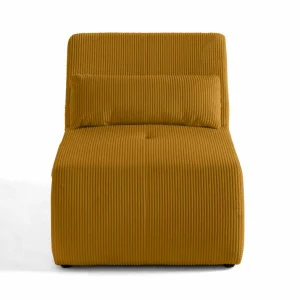 Sangle de fixation Onyx - fauteuil sans accoudoirs - en velours côtelé