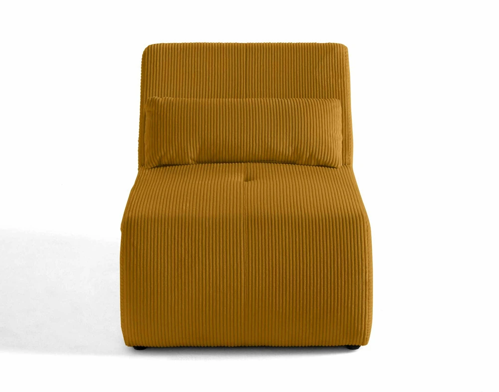 Sangle de fixation Onyx - fauteuil sans accoudoirs - en velours côtelé
