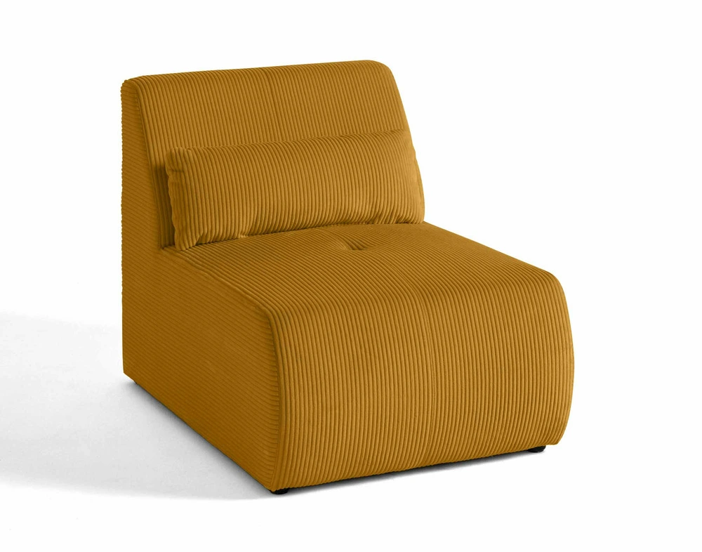 Sangle de fixation Onyx - fauteuil sans accoudoirs - en velours côtelé