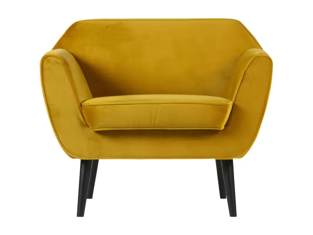 Sangle de fixation ROCCO - Fauteuil en velours jaune ocre