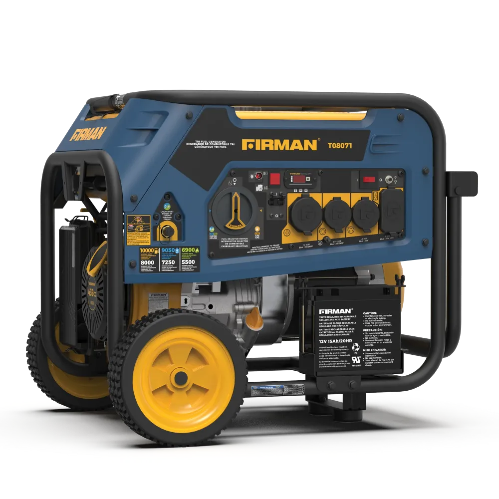 Sangle de fixation Tri Fuel Nomade Generator 8000W Electric Start 120/240V