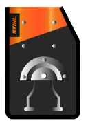 STIHL Porte-sapie / Porte-hache pour ADVANCE X-FLEX Compatible avec la plupart des modèles