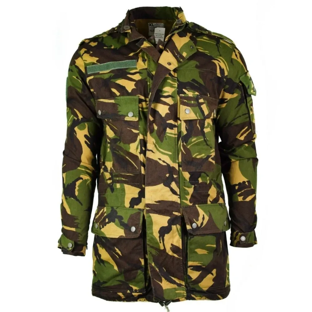 Support GPS moto Veste militaire originale de l'armée néerlandaise M65 parka militaire sans doublure Holland Military
