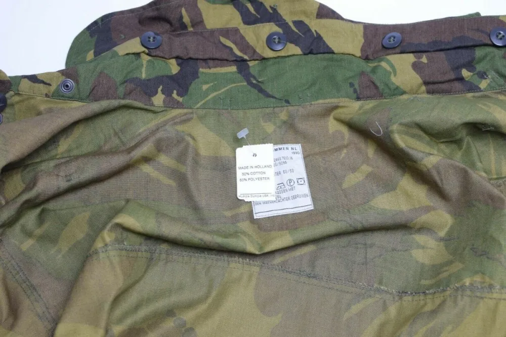 Support GPS moto Veste militaire originale de l'armée néerlandaise M65 parka militaire sans doublure Holland Military