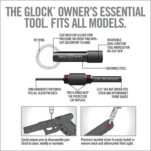 Support smartphone Outil pistolet OUTIL 2-EN-1 POUR GLOCK