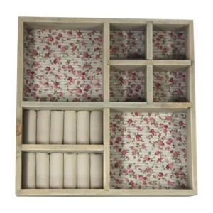Tiroir à bijoux en bois motifs fleurs par SW-MOTECH
