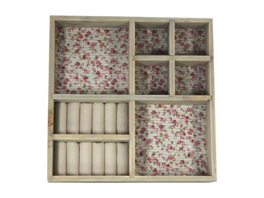Tiroir à bijoux en bois motifs fleurs par SW-MOTECH