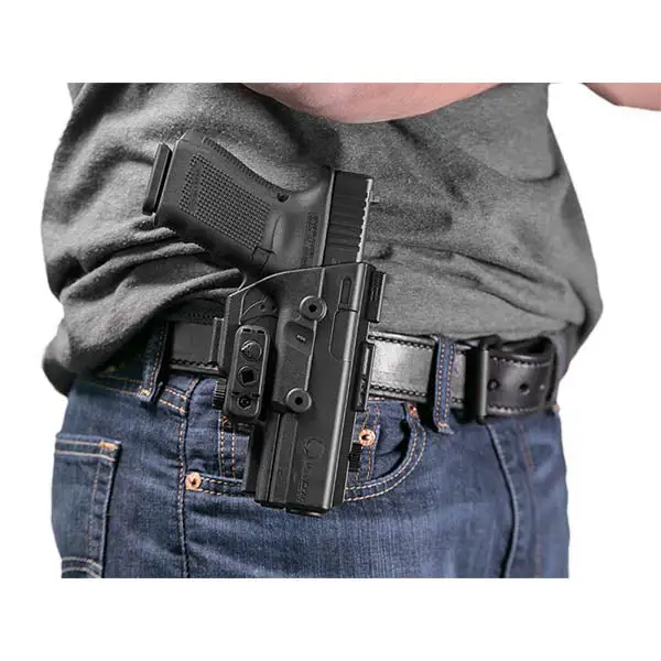 Étui Glock 26/27, étui à palette ShapeShift OWB en noir mat