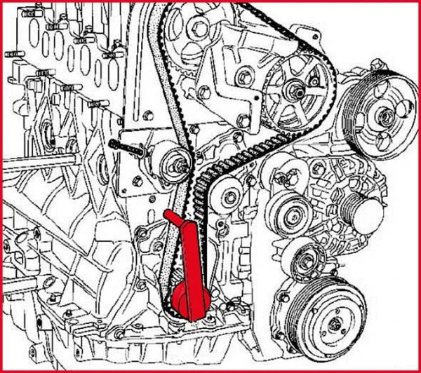 Clé de poulie tendeur KS Tools pour Alfa Romeo 150.1253 prendre à bas prix