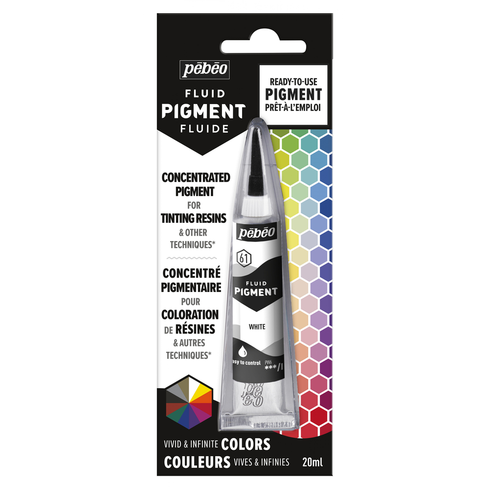 Additif carburant Fluid pigment 20ml blanc Gedeo