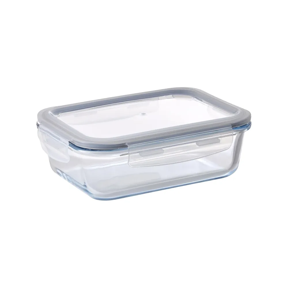 Aqua 1040ml En verre Food Container Clear