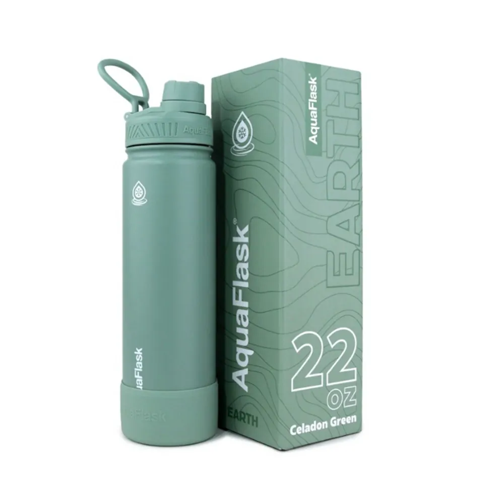 Aquaflask Earth 650ml Flask Celadon Vert jade