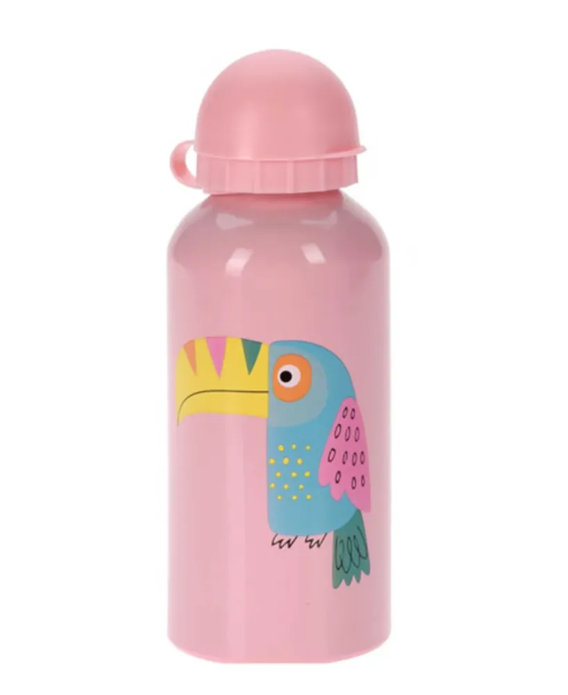 Kiddies Sport Bottle 350ML Animal Print - Rose vif