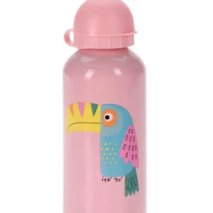 Kiddies Sport Bottle 350ML Animal Print - Rose vif