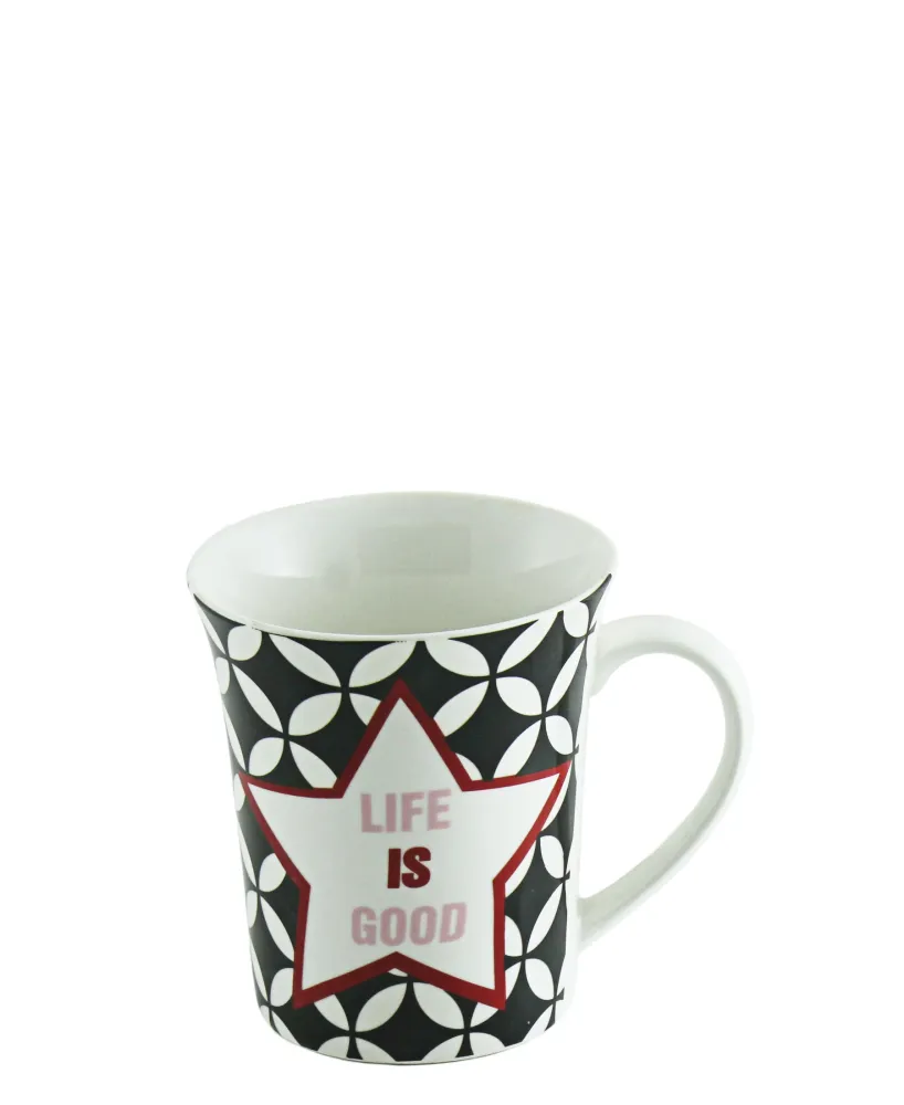 Kitchen Life, "Life Is Good" Mug 300ml - Blanc pur