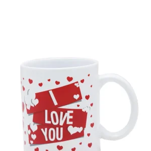 Lovers Design 440ml My Love Mug - Blanc pur & Red