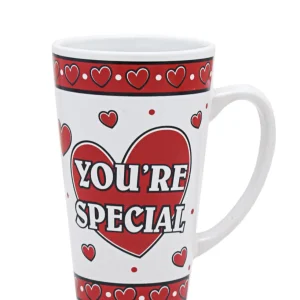 Lovers Design Valentines 470ml Mug - Blanc pur & Red