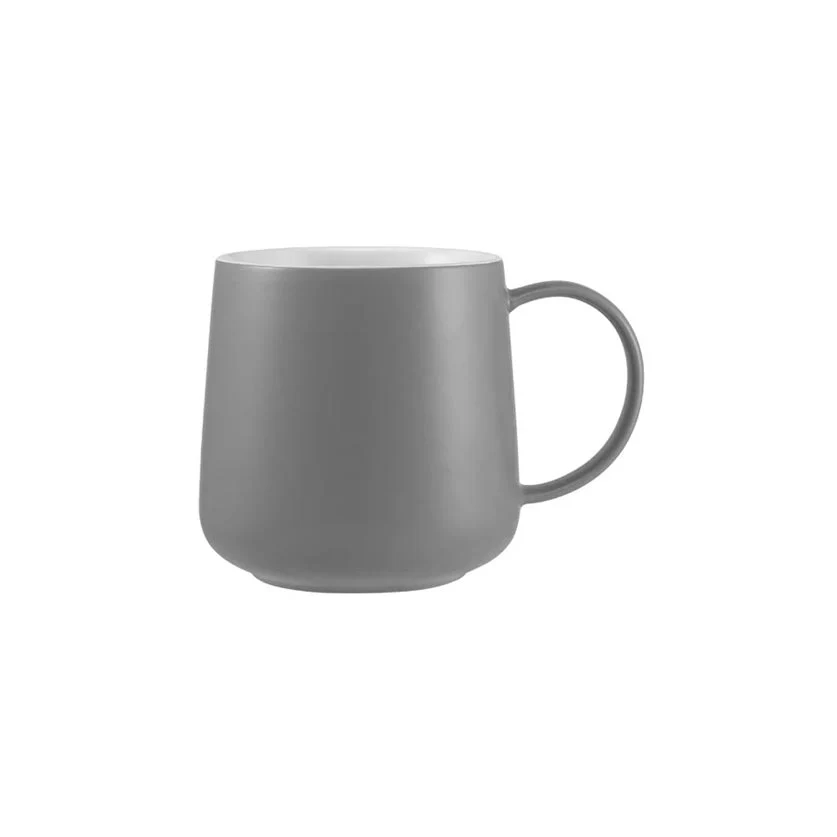 Maxwell & Williams 420ml Cafe Life Mug Grey avec protection anti-corrosion