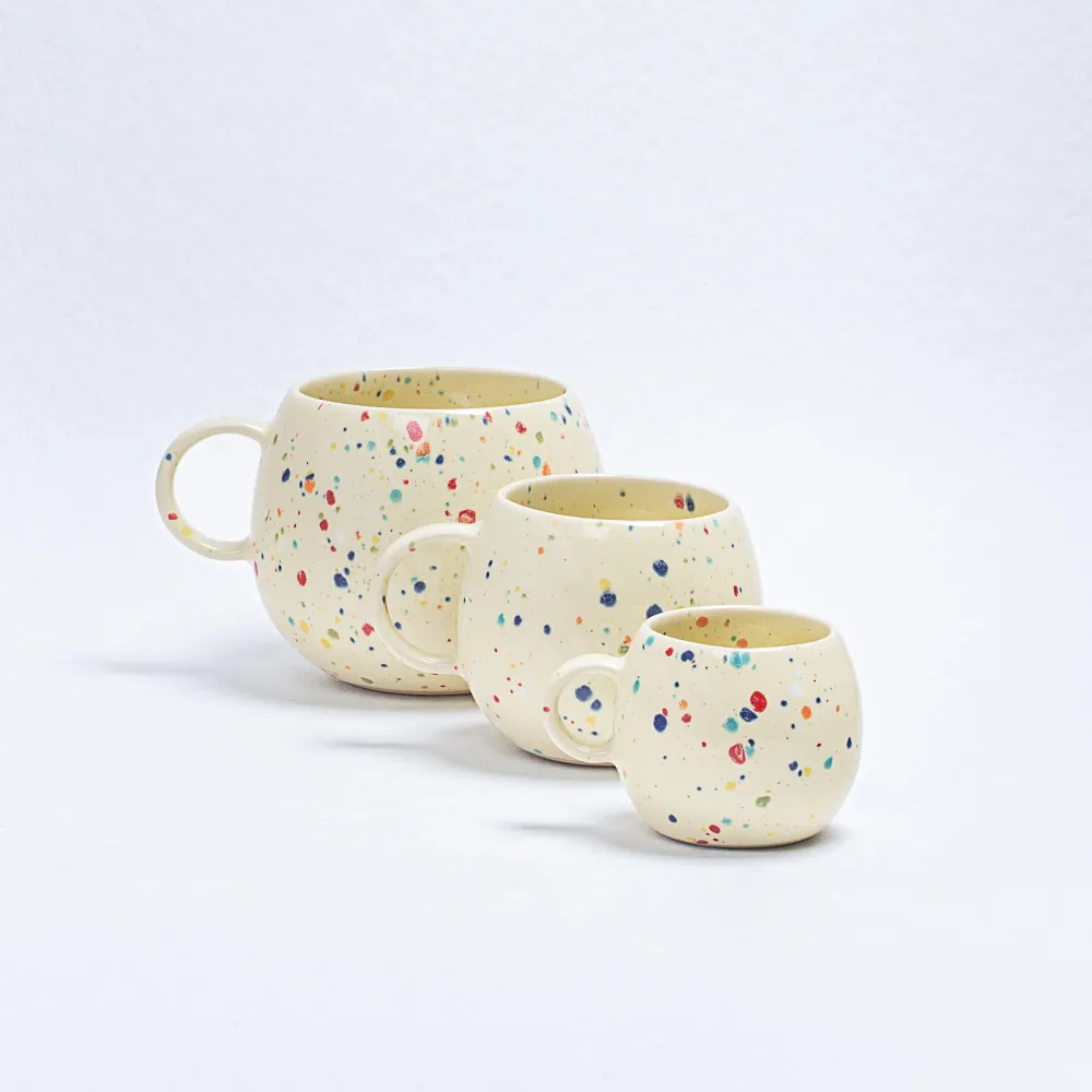 New Party Ball Mug 250ml Jaune soleil