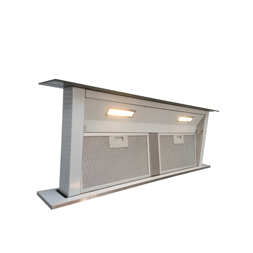 Totai 90cm Eclipse Downdraft Cookerhood Ton argent