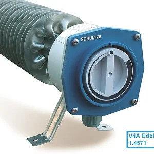Schultze RiRo 500 V4A Chauffage à tubes à ailettes automatique 500 W 230 V acier inoxydable 1.4571 IP66/67 0500EA4 se four...