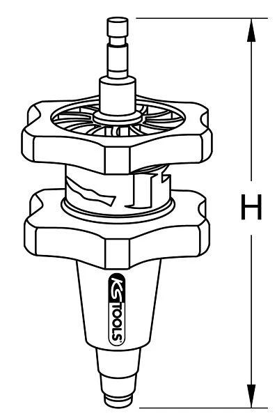 Adaptateur pour réseau de refroidissement KS Tools diamètre 47-60 mm gradué 455.0144 choisir à bas prix