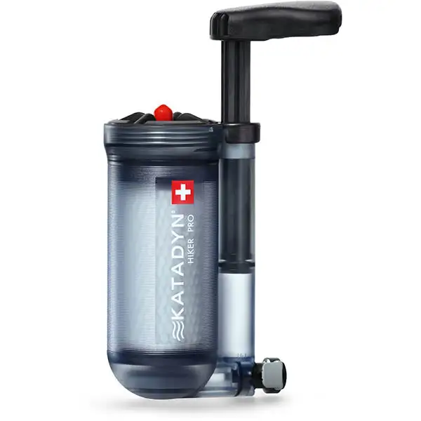 Filtre à eau KATADYN, modèle KATADYN HIKER PRO avec meilleure adhérence