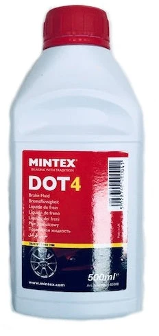 BRAKE FLUID, 0.5L, DOT 4, MINTEX avec Garantie Constructeur