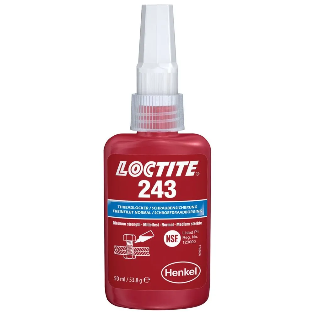 Frein filet Moyen Loctite 243 pour remplacement usure