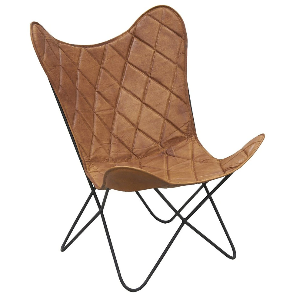 Fauteuil butterfly en cuir Action Nettoyante Profonde