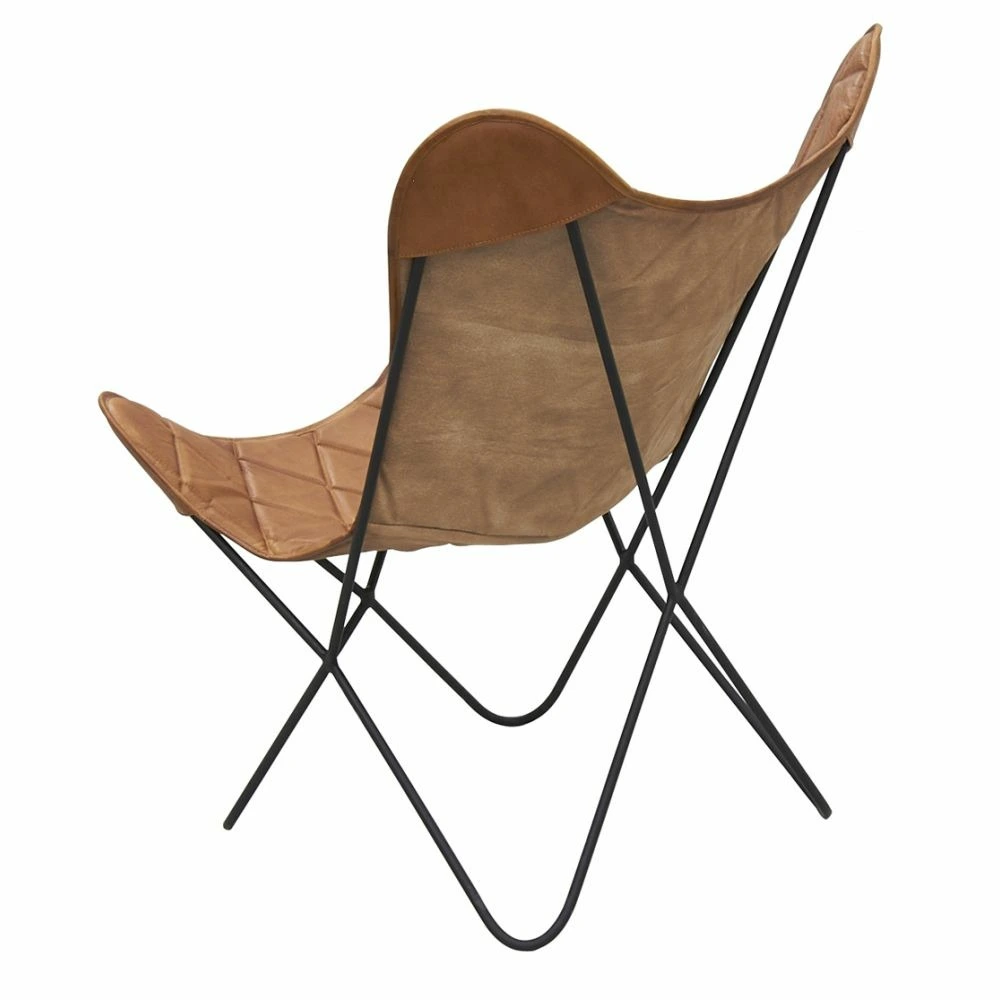 Fauteuil butterfly en cuir Action Nettoyante Profonde
