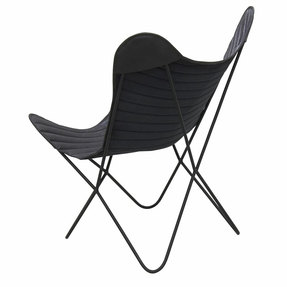 Fauteuil butterfly en cuir - Sans Odeur