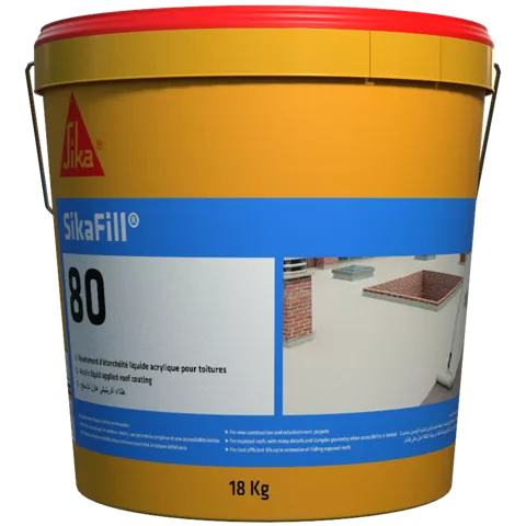 Kit retouche SikaFill-80 – Revêtement d’Étanchéité Élastique Mono composant 18KG