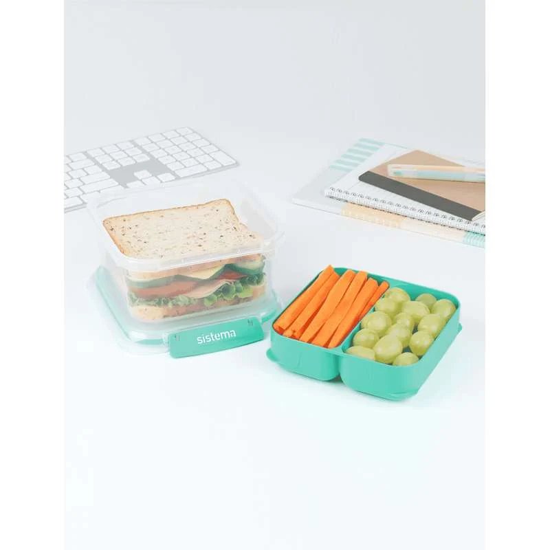Sistema Square Stax To Go - 1.15L - Minty Sarcelle