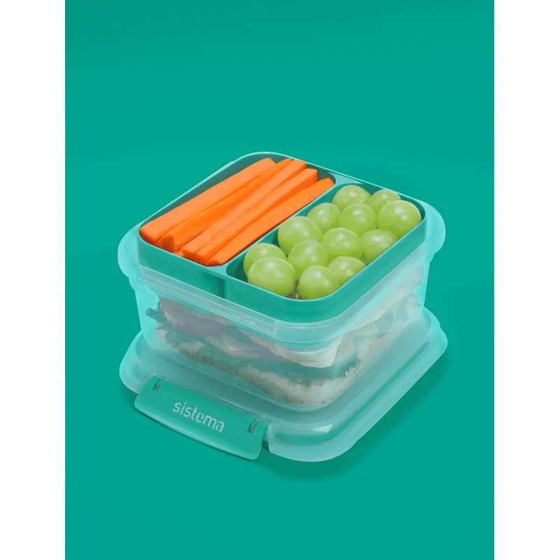 Sistema Square Stax To Go - 1.15L - Minty Sarcelle
