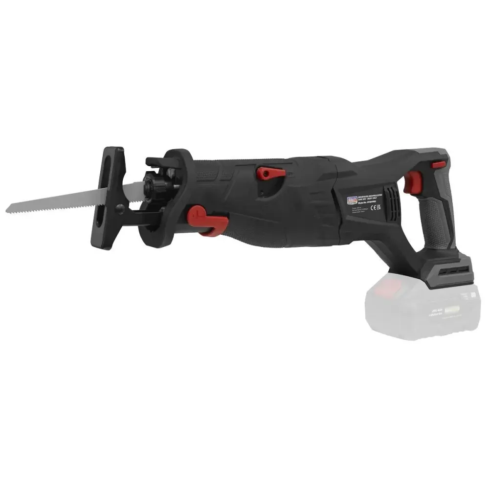 Bâche de protection Sealey CP20VRSX 20V SV20 Series Brushless Reciprocating Saw Body Only