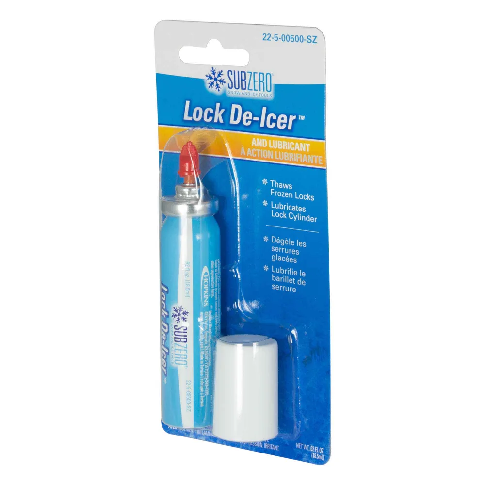 Protection Quad Dégivreur et lubrifiant pour serrure Lock De-Ice, 18,5 ml