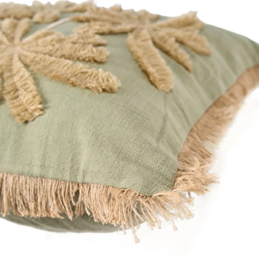 Tropical Breeze Cushion Cover - Forest Vert jade