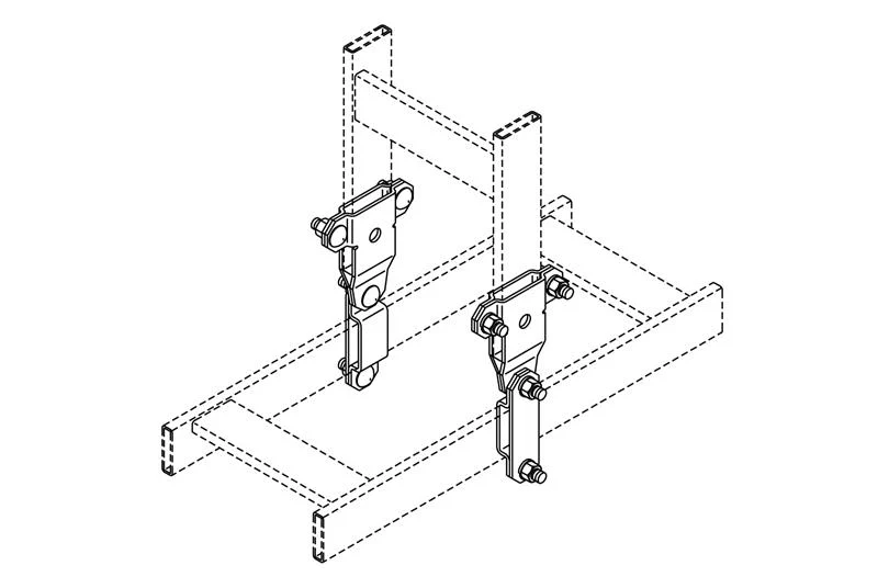 Vertical Rotatif Splice Kits 3/8 x 1 1/2" CPI 10489-001 Facile à installer
