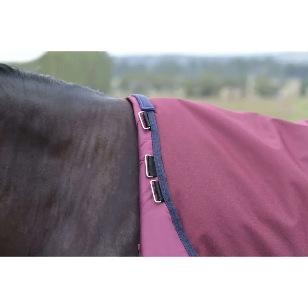 Protection pare-brise WeatherBeeta ComFiTec Essential Turnout Detach--Neck 50g Bourgogne/Marine